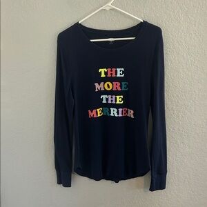 Old Navy Graphic thermal Long Sleeve Top
